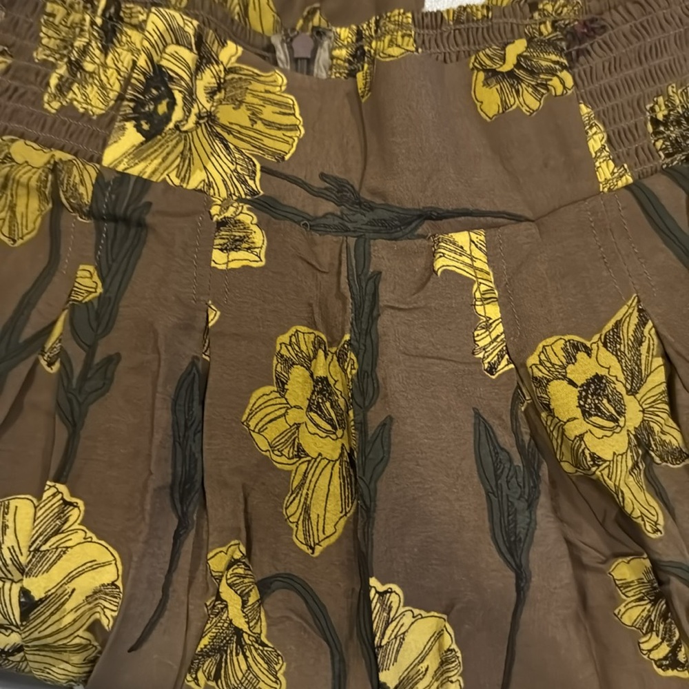 Anthropologie Maeve Terrace Floral Pants - Picture 5 of 14